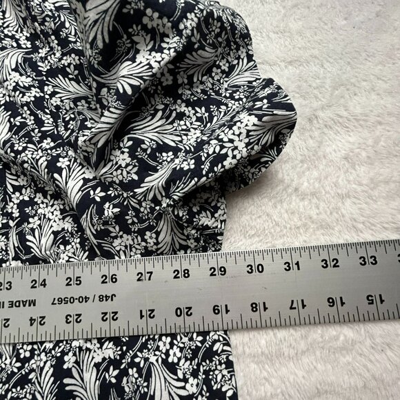 Tommy Hilfinger Women's Floral Print Button Front Casual Blouse Black 3X NWT - Picture 6 of 7